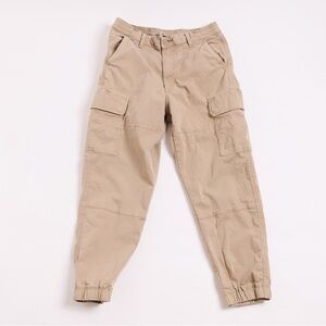 Men's Uniqlo Drawstring Cargo Pants Khaki | Size Medium (30-33" waist)